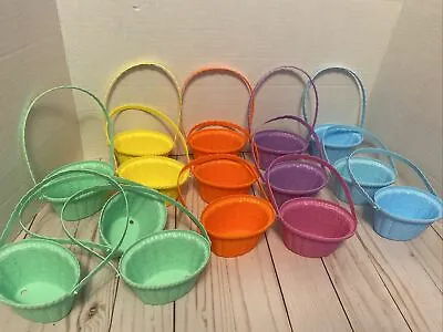 $9.99 • Buy Easter Unlimited MINI Plastic Baskets Lot Of 15