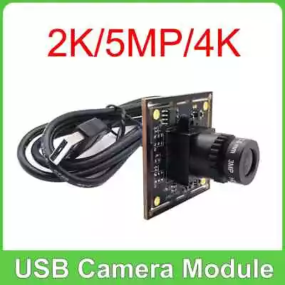 5MP USB Camera Module 30 Fps Sensor UVC OTG Video Usb Webcam PCBA Plug And Play • $44.71