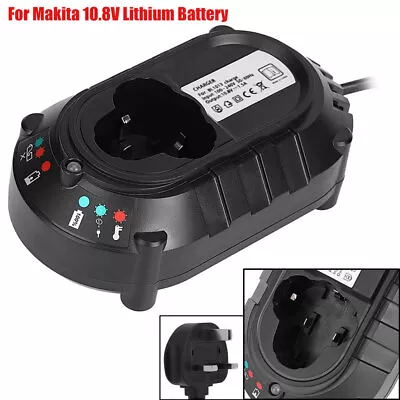 DC10WA 10.8V Fast Battery Charger Li-ion Battery Fit For Makita BL1013 • £14.69