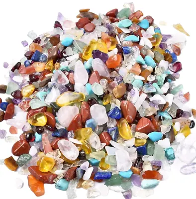 ❤ 50g Natural MIXED Gemstone/Stone No Hole Chip 3-11mm Semi Precious Healing UK❤ • £1.95