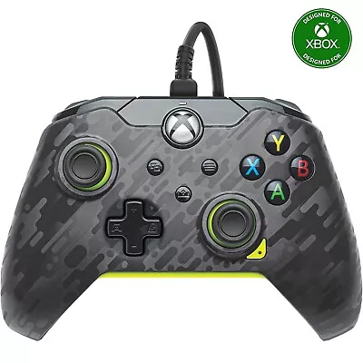 Usb Wired Controller For Microsoft Xbox One X Series S Pc Laptop Black New • £24.99