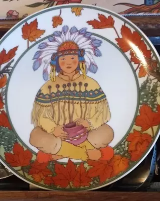 Villeroy & Boch W. Germany Unicef Plate Native America Children Of The World (99 • $12.99