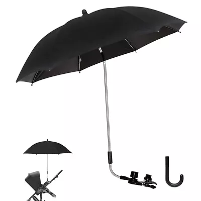 For Sun Rain Umbrella Parasol Tent Anti-UV 50+ For Baby Stroller Pram Accessorie • $31.23