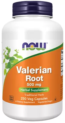 Valerian Root 500 Mg 250 Veg Capsules - NOW FOODS • £22.79