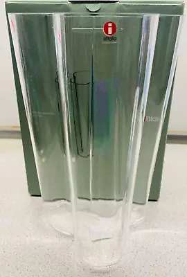 Iittala Alvar  Aalto Vase 9.8 Inches (251 Mm) Clear - BRAND NEW • $259