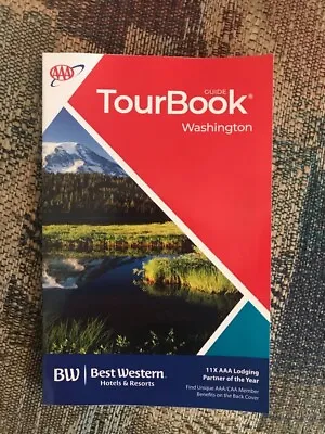 Washington Tour Book Guide AAA Atlas Maps Hotels Events Calendar 2021 Ed NEW • $8.25