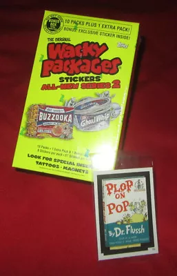 2005 Wacky Packages Ans2 Walmart Bonus Box @ Plop On Plop @ (11 Pks/ 6 Per Pack) • $28.95