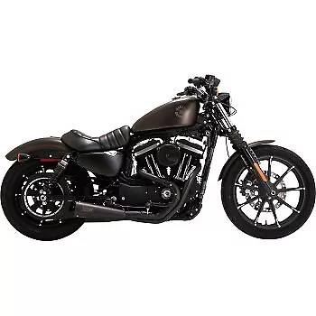 VANCE & HINES 47627 Black Stainless Steel Upsweep 2-into-1 Exhaust System • $1249.99