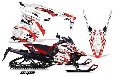 Snowmobile Graphics Kit Decal Sticker Wrap For Yamaha Viper 2014-2016 EXPO RED • $297.95