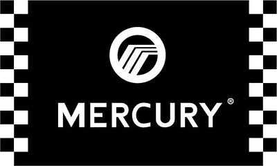 Mercury Checkered Racing 3x5 Ft Banner Flag Car Racing Show Garage Wall Workshop • $16.20