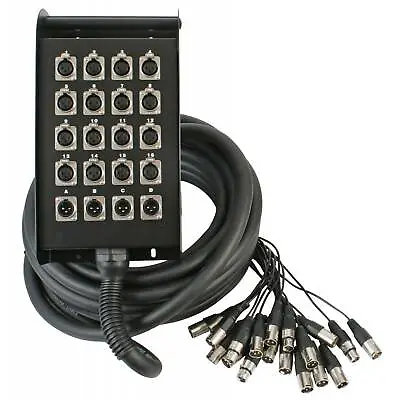 Pulse 20 Way XLR Multicore Stagebox 16 Send 4 Return 15M PLS00325 DP31033 • £135