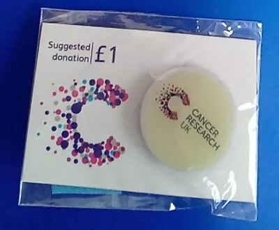 Cancer Research Charity Pin Badgeold Logo.Unopened. • £2.20