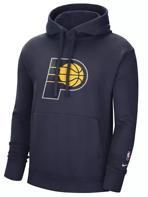 Nike Indiana Pacers Essential Fleece Pullover Men Dark Blue Hoodie DB1832-419 • $69