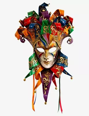 Venetian Mask Burano Made In Venice Italy! • $187.99