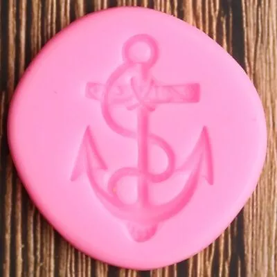 $9.93 • Buy Anchor Fondant Silicone Mold Cake Chocolate Gumpaste Mould Clay Resin Tool T3