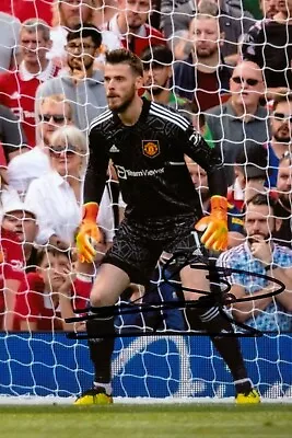 David De Gea Signed 6x4 Photo Manchester United Spain Goalie Autograph + COA • £19.99