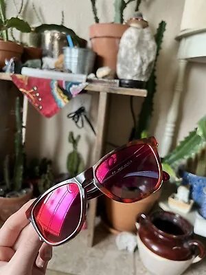 Oakley Frogskins Sunglasses Pink Unisex Adults  Accessories Ruby Iridium Rare • $169.99