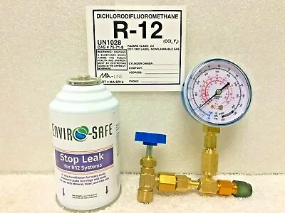 Envirosafe Refrigerant Support Auto AC STOP LEAK Envirosafe 4 Oz. KIT • $59.95