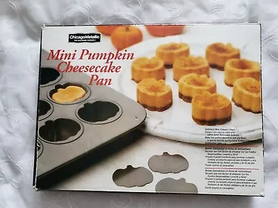 Chicago Metallic Mini Pumpkin Cheesecake Pan 12-Cup Lift & Serve  • $24.99