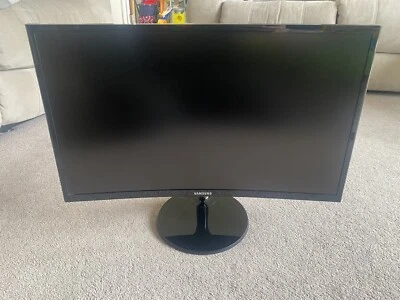 £85 • Buy Samsung Smart 24  Full HD 1080p LED Curved TV Monitor, Freeview HD V24F39SFEX