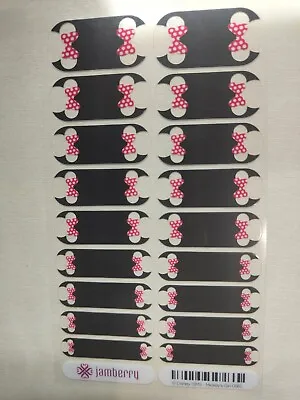 🌟Jamberry Nail Wrap Full Sheet Nail Art Stickers - Disney Mickey's Girl Minnie • $9