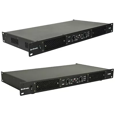 Citronic Stereo Power Amplifiers D-Series Compact And Lightweight 1U Rack Format • £339.99