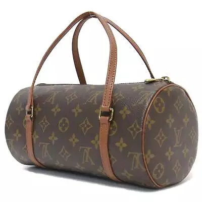 LOUIS VUITTON Bag Hand Monogram Papillon 26 TH1911 Brown Boston Round VINTAGE La • $752.17