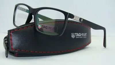 TAG HEUER LEGEND TH 9353 001 Matt Black Brille Glasses Eyeglasses Frames Size 56 • $265.22