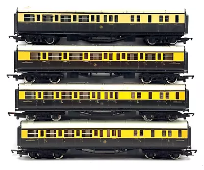 Hornby 00 Gauge - Rake Of 4 Gwr Great Western Chocolate Cream Coaches - Unboxed • £24.95