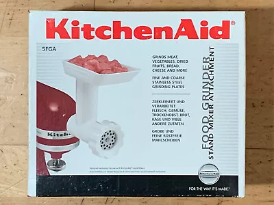 £39.99 • Buy KitchenAid 5FGA Food Grinder Stand Mixer Attachment White - Boxed