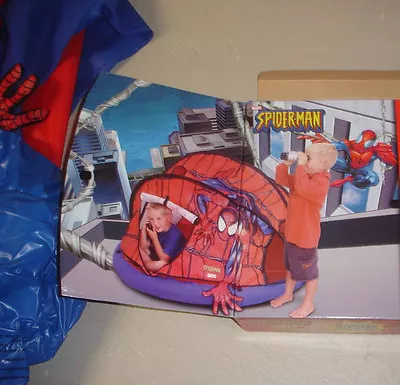 Large Marvel Spiderman Replacement Tent By Marshmallow MAIN TENT ONLY- NO POLES  • $14.99