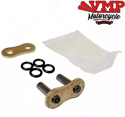 VMP Motorcycle Drive Chain 520 Rivet Soft Link Joining Heavy Duty Gold O Ring • £5.95