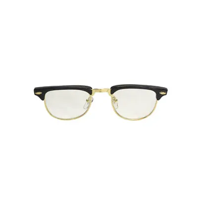 Nerdy Soho Glasses With Black And Gold Frames Malcolm X 50's 60's Wayfarer • $24.15