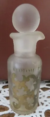 Vintage Bedtime Perfume Aphrodisia Faberge 1 Oz Glass Bottle 3.5  Tall EMPTY • $9.95