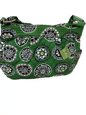 Vintage Vera  Bradley Tote Bag New Medium Retired Cupcakes Green Beautiful • $38