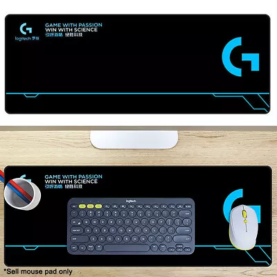 CLEARANCE Logitech Gaming Mouse Pad 80x30cm Comfortable Mat NonSlip Rubber Base • $21.99