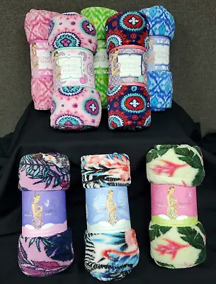 Deluxe Plush Towel Wrap W/Adjustable Straps~ Choice Of Print~ NEW! • $14.99