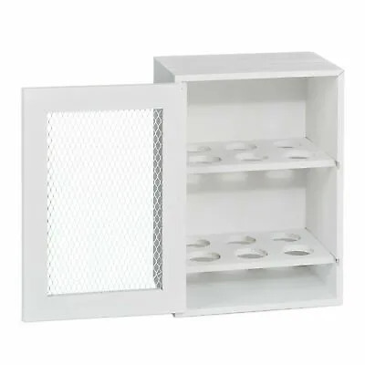 £12.70 • Buy Wooden White Eggs Holder Box 12 X Egg Cabinet Rack Storage Basket Cupboard Stand