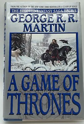 A Game Of Thrones-1st Edition-1996- Jon Snow Variant HC-Acceptable Edge Spotting • $169.95