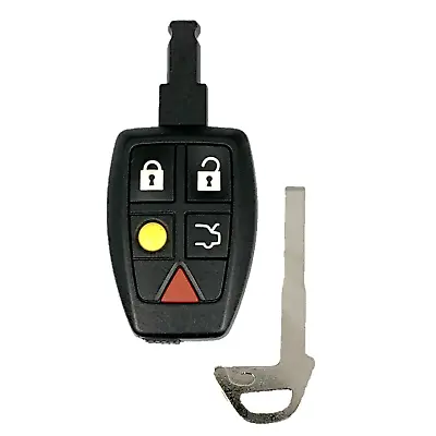 OEM VOLVO Keyless Remote Fob 5B + UNCUT Key For VOLVO - LTQV0315 (SHP) • $89.75