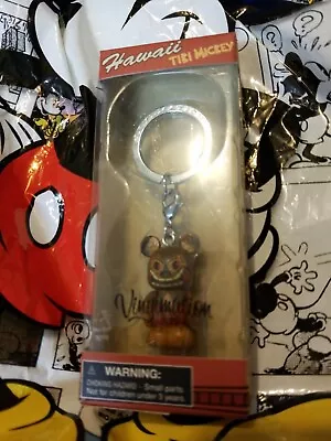 Disney Exclusive Hawaii Tiki Mickey Vinylmation Jr Keychain NEW Sealed • $99.99