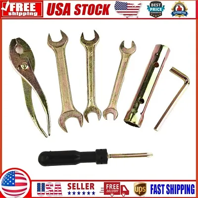 7PCS Universal Motorcycle Durable Tool Kit ForHonda ForKawasaki ForSuzuki  U S • $18.74