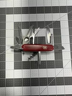 Victorinox Vintage Champion Original 91mm Swiss Army Knife Red 1970's 6247 • $47.40