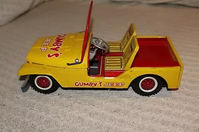 Vintage Lakeside Toys Gumby's Jeep 10  Diecast Toy • $249.99