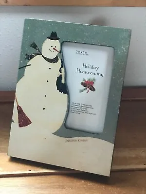 Warren Kimble Snowman Holiday Homecoming Picture Frame – 7 And 5/8th’s X 5.75 In • $10.55