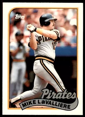 1989 Topps Tiffany Mike LaValliere Pittsburgh Pirates #218 • $5