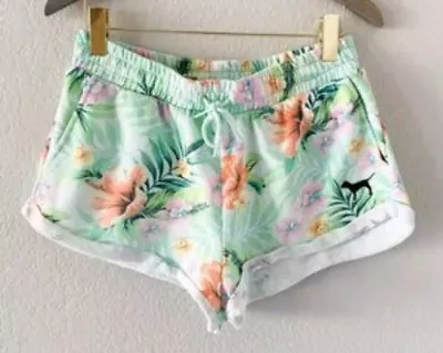 PINK Victorias Secret  Shorts Lounge Cheeky Tropical Flower Women's Large • $18.95