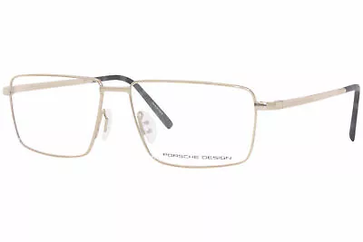 $89.95 • Buy Porsche Design P8305-C Eyeglasses Frame Men's Titanium Gold Full Rim 56mm