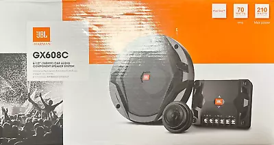 JBL GX608C 210 Watts 6.5  2-Way Car Component Speaker System 6-1/2  • $50