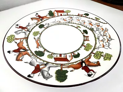 Coalport HUNTING SCENE Salad Plate (S)  Dish ENGLAND - MINT! • £47.20